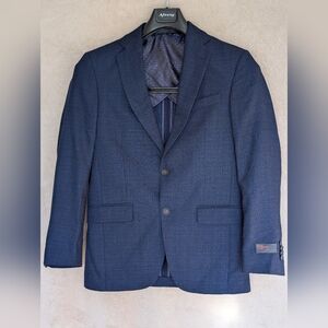 Ted Baker London No Ordinary Joe 100% Wool Dark Blue Blazer Size S 38